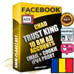 SUPER TRUST KING Chadian Facebook Ad Accounts - 10 BM Ad Accounts