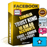 SUPER TRUST KING Somali Facebook Ad Accounts - 10 BM Ad Accounts