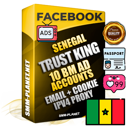 SUPER TRUST KING Senegalese Facebook Ad Accounts - 10 BM Ad Accounts