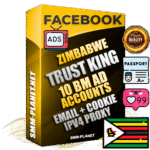 SUPER TRUST KING Zimbabwean Facebook Ad Accounts - 10 BM Ad Accounts
