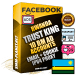 SUPER TRUST KING Rwandan Facebook Ad Accounts - 10 BM Ad Accounts