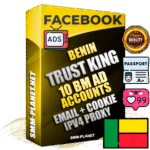 SUPER TRUST KING Beninese Facebook Ad Accounts - 10 BM Ad Accounts