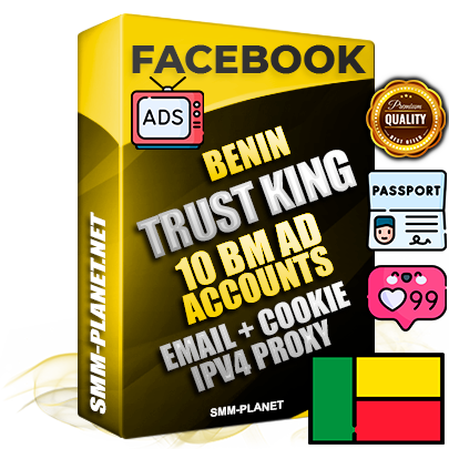 SUPER TRUST KING Beninese Facebook Ad Accounts - 10 BM Ad Accounts
