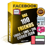 Elite UAE PREMIUM Handcrafted Facebook Accounts - 100 Authentic Live Friends with High Trust for Ads