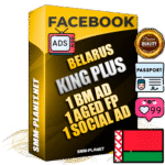 SUPER TRUST KING PLUS Belarusian Facebook Ad Accounts - 1 BM Ad Accounts + 1 Ad Accounts on King Profile + 1 aged Fan Pages with huge organic reach and active subscribers