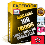 Elite Hong Kong PREMIUM Handcrafted Facebook Accounts - 100 Authentic Live Friends with High Trust for Ads