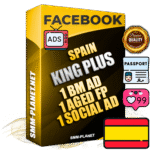SUPER TRUST KING PLUS Spanish Facebook Ad Accounts - 1 BM Ad Accounts + 1 Ad Accounts on King Profile + 1 aged Fan Pages with huge organic reach and active subscribers