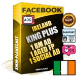 SUPER TRUST KING PLUS Irish Facebook Ad Accounts - 1 BM Ad Accounts + 1 Ad Accounts on King Profile + 1 aged Fan Pages with huge organic reach and active subscribers
