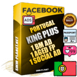 SUPER TRUST KING PLUS Portuguese Facebook Ad Accounts - 1 BM Ad Accounts + 1 Ad Accounts on King Profile + 1 aged Fan Pages with huge organic reach and active subscribers