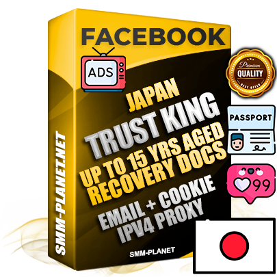 SUPER TRUST KING Japanese Facebook Ad Accounts