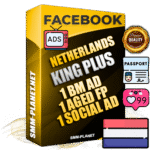 SUPER TRUST KING PLUS Dutch Facebook Ad Accounts - 1 BM Ad Accounts + 1 Ad Accounts on King Profile + 1 aged Fan Pages with huge organic reach and active subscribers