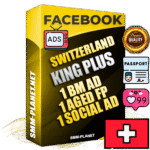 SUPER TRUST KING PLUS Swiss Facebook Ad Accounts - 1 BM Ad Accounts + 1 Ad Accounts on King Profile + 1 aged Fan Pages with huge organic reach and active subscribers