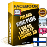 SUPER TRUST KING PLUS Finnish Facebook Ad Accounts - 1 BM Ad Accounts + 1 Ad Accounts on King Profile + 1 aged Fan Pages with huge organic reach and active subscribers