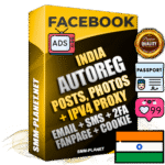 Ultimate Indian PREMIUM AutoReg Facebook Accounts - Fully Loaded (Posts : Multi-Photos : Info)