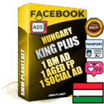 SUPER TRUST KING PLUS Hungarian Facebook Ad Accounts - 1 BM Ad Accounts + 1 Ad Accounts on King Profile + 1 aged Fan Pages with huge organic reach and active subscribers