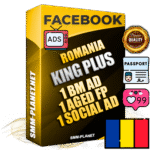 SUPER TRUST KING PLUS Romanian Facebook Ad Accounts - 1 BM Ad Accounts + 1 Ad Accounts on King Profile + 1 aged Fan Pages with huge organic reach and active subscribers