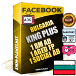 SUPER TRUST KING PLUS Bulgarian Facebook Ad Accounts - 1 BM Ad Accounts + 1 Ad Accounts on King Profile + 1 aged Fan Pages with huge organic reach and active subscribers