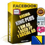 SUPER TRUST KING PLUS Bosnian Facebook Ad Accounts - 1 BM Ad Accounts + 1 Ad Accounts on King Profile + 1 aged Fan Pages with huge organic reach and active subscribers
