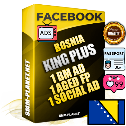 SUPER TRUST KING PLUS Bosnian Facebook Ad Accounts - 1 BM Ad Accounts + 1 Ad Accounts on King Profile + 1 aged Fan Pages with huge organic reach and active subscribers