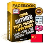 Ultimate Chinese PREMIUM AutoReg Facebook Accounts - Fully Loaded (Posts : Multi-Photos : Info)