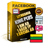 SUPER TRUST KING PLUS Lithuanian Facebook Ad Accounts - 1 BM Ad Accounts + 1 Ad Accounts on King Profile + 1 aged Fan Pages with huge organic reach and active subscribers