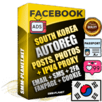 Ultimate Korean PREMIUM AutoReg Facebook Accounts - Fully Loaded (Posts : Multi-Photos : Info)