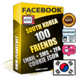 Elite Korean PREMIUM Handcrafted Facebook Accounts - 100 Authentic Live Friends with High Trust for Ads