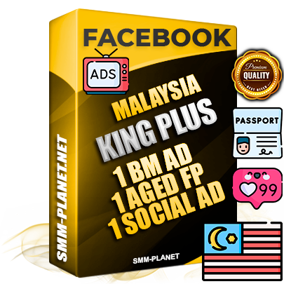 SUPER TRUST KING PLUS Malaysian Facebook Ad Accounts - 1 BM Ad Accounts + 1 Ad Accounts on King Profile + 1 aged Fan Pages with huge organic reach and active subscribers