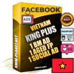 SUPER TRUST KING PLUS Vietnamese Facebook Ad Accounts - 1 BM Ad Accounts + 1 Ad Accounts on King Profile + 1 aged Fan Pages with huge organic reach and active subscribers