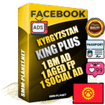 SUPER TRUST KING PLUS Kyrgyz Facebook Ad Accounts - 1 BM Ad Accounts + 1 Ad Accounts on King Profile + 1 aged Fan Pages with huge organic reach and active subscribers