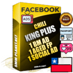 SUPER TRUST KING PLUS Chilean Facebook Ad Accounts - 1 BM Ad Accounts + 1 Ad Accounts on King Profile + 1 aged Fan Pages with huge organic reach and active subscribers