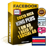 SUPER TRUST KING PLUS Costa Rican Facebook Ad Accounts - 1 BM Ad Accounts + 1 Ad Accounts on King Profile + 1 aged Fan Pages with huge organic reach and active subscribers