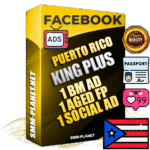 SUPER TRUST KING PLUS Puerto Rican Facebook Ad Accounts - 1 BM Ad Accounts + 1 Ad Accounts on King Profile + 1 aged Fan Pages with huge organic reach and active subscribers