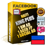 SUPER TRUST KING PLUS Haitian Facebook Ad Accounts - 1 BM Ad Accounts + 1 Ad Accounts on King Profile + 1 aged Fan Pages with huge organic reach and active subscribers
