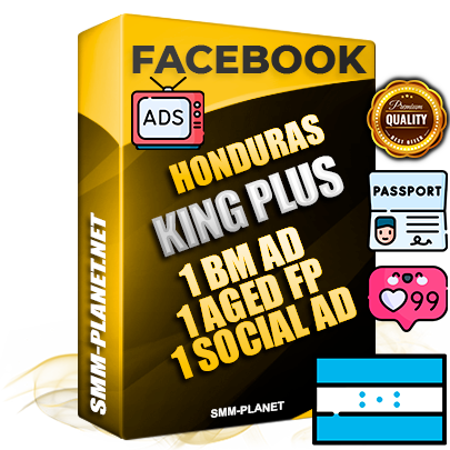 SUPER TRUST KING PLUS Honduran Facebook Ad Accounts - 1 BM Ad Accounts + 1 Ad Accounts on King Profile + 1 aged Fan Pages with huge organic reach and active subscribers