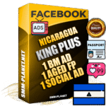 SUPER TRUST KING PLUS Nicaraguan Facebook Ad Accounts - 1 BM Ad Accounts + 1 Ad Accounts on King Profile + 1 aged Fan Pages with huge organic reach and active subscribers