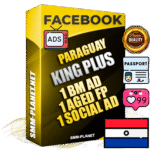 SUPER TRUST KING PLUS Paraguayan Facebook Ad Accounts - 1 BM Ad Accounts + 1 Ad Accounts on King Profile + 1 aged Fan Pages with huge organic reach and active subscribers