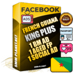 SUPER TRUST KING PLUS Guiana Facebook Ad Accounts - 1 BM Ad Accounts + 1 Ad Accounts on King Profile + 1 aged Fan Pages with huge organic reach and active subscribers