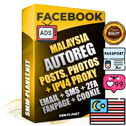 Ultimate Malaysian PREMIUM AutoReg Facebook Accounts - Fully Loaded (Posts : Multi-Photos : Info)