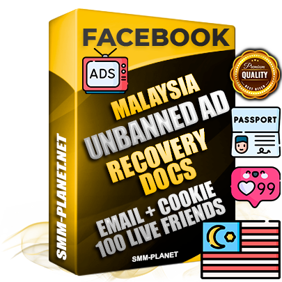 Premium Malaysian Unbanned FB Ad Accounts with Recovery Docs