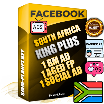 SUPER TRUST KING PLUS South African Facebook Ad Accounts - 1 BM Ad Accounts + 1 Ad Accounts on King Profile + 1 aged Fan Pages with huge organic reach and active subscribers