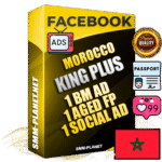 SUPER TRUST KING PLUS Moroccan Facebook Ad Accounts - 1 BM Ad Accounts + 1 Ad Accounts on King Profile + 1 aged Fan Pages with huge organic reach and active subscribers