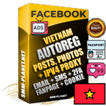 Ultimate Vietnamese PREMIUM AutoReg Facebook Accounts - Fully Loaded (Posts : Multi-Photos : Info)