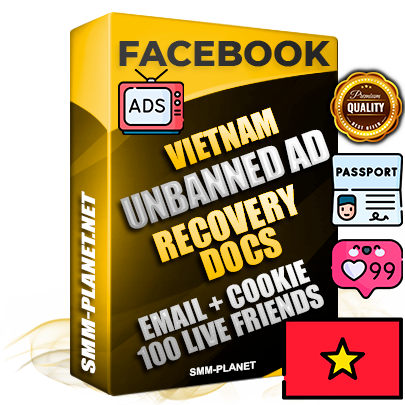 Premium Vietnamese Unbanned FB Ad Accounts with Recovery Docs