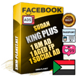SUPER TRUST KING PLUS Sudanese Facebook Ad Accounts - 1 BM Ad Accounts + 1 Ad Accounts on King Profile + 1 aged Fan Pages with huge organic reach and active subscribers