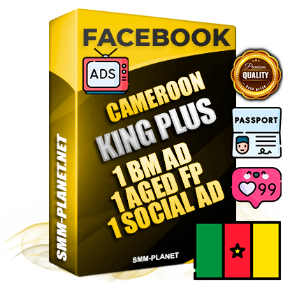 SUPER TRUST KING PLUS Cameroonian Facebook Ad Accounts - 1 BM Ad Accounts + 1 Ad Accounts on King Profile + 1 aged Fan Pages with huge organic reach and active subscribers