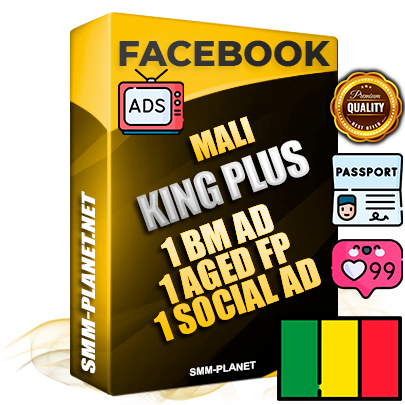 SUPER TRUST KING PLUS Malian Facebook Ad Accounts - 1 BM Ad Accounts + 1 Ad Accounts on King Profile + 1 aged Fan Pages with huge organic reach and active subscribers