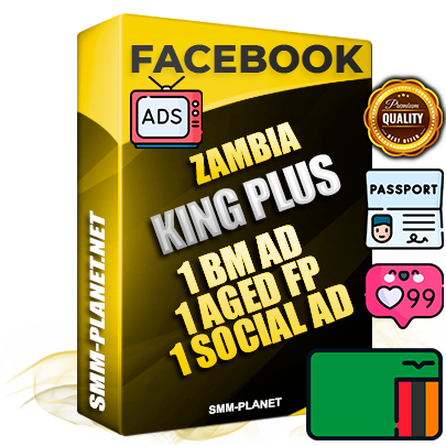 SUPER TRUST KING PLUS Zambian Facebook Ad Accounts - 1 BM Ad Accounts + 1 Ad Accounts on King Profile + 1 aged Fan Pages with huge organic reach and active subscribers