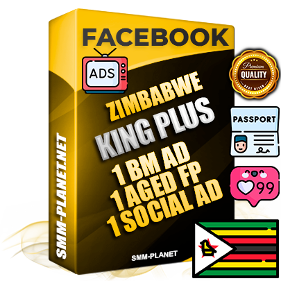 SUPER TRUST KING PLUS Zimbabwean Facebook Ad Accounts - 1 BM Ad Accounts + 1 Ad Accounts on King Profile + 1 aged Fan Pages with huge organic reach and active subscribers