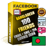 Elite Laotian PREMIUM Handcrafted Facebook Accounts - 100 Authentic Live Friends with High Trust for Ads